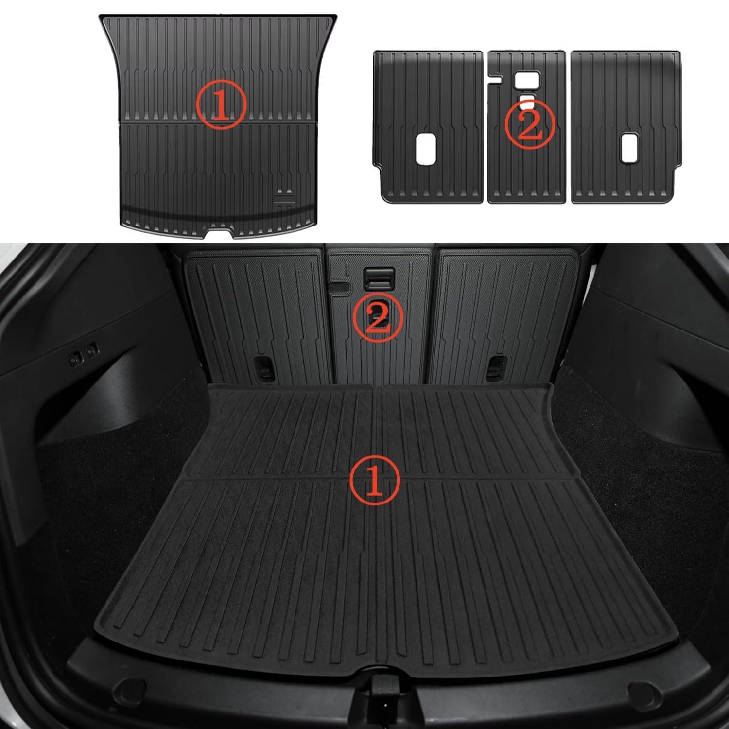 Amazon | Tesla Model Y Juniper 2025+ TPEフロアマット＆カーゴ